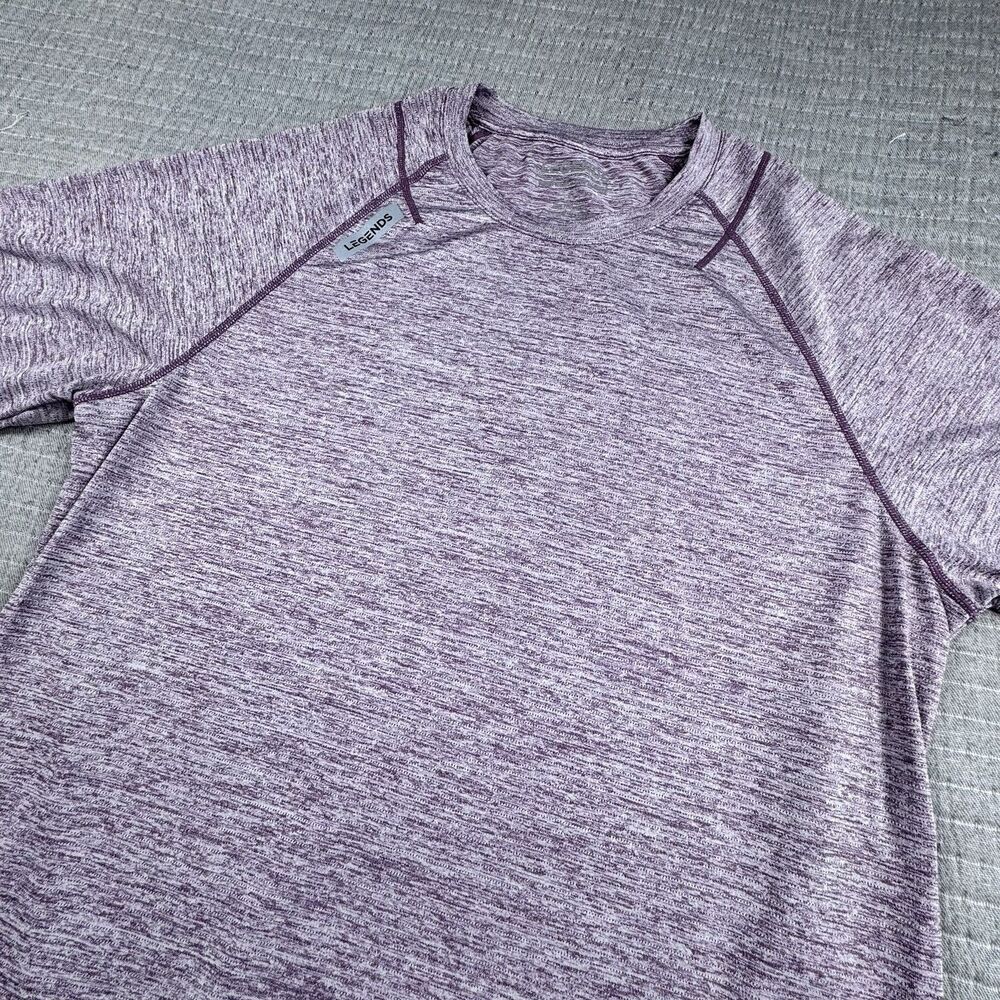 Legends‎ Enzo T-Shirt Men L Performance Active Gym Running Curved Hem Athletic